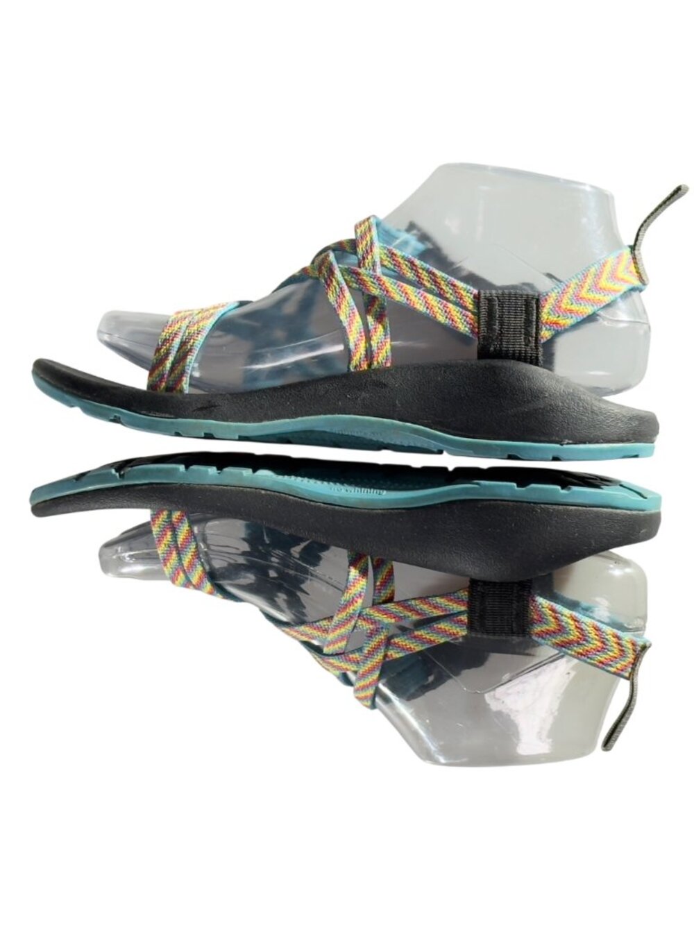 CHACO Z/Cloud Sandals Adjustable Straps Vibrant Pattern Size UK 5 US 7 - Picture 9 of 13